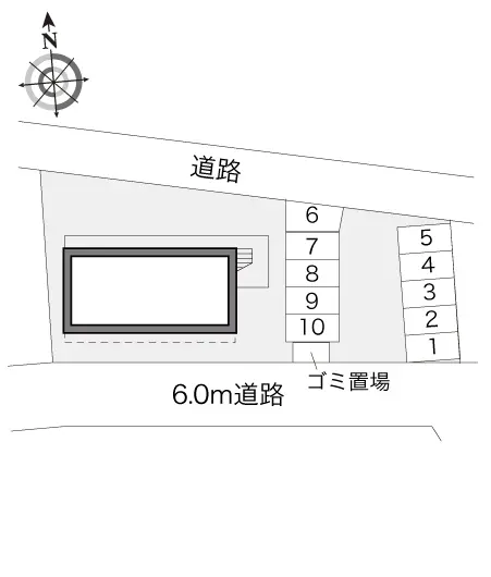 ★手数料０円★岩沼市たけくま１丁目　月極駐車場（LP）